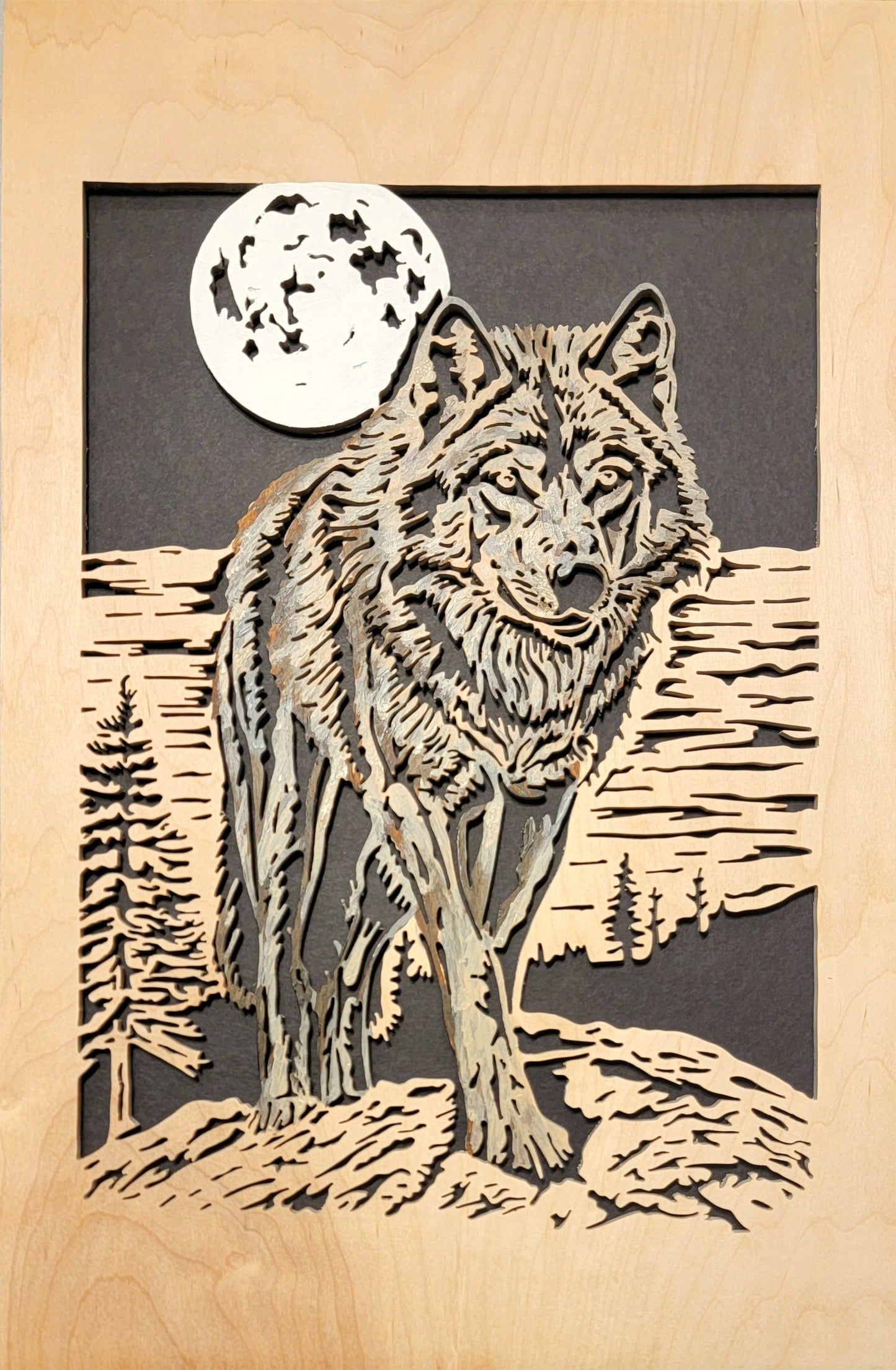 Fretwork Wolf Moon