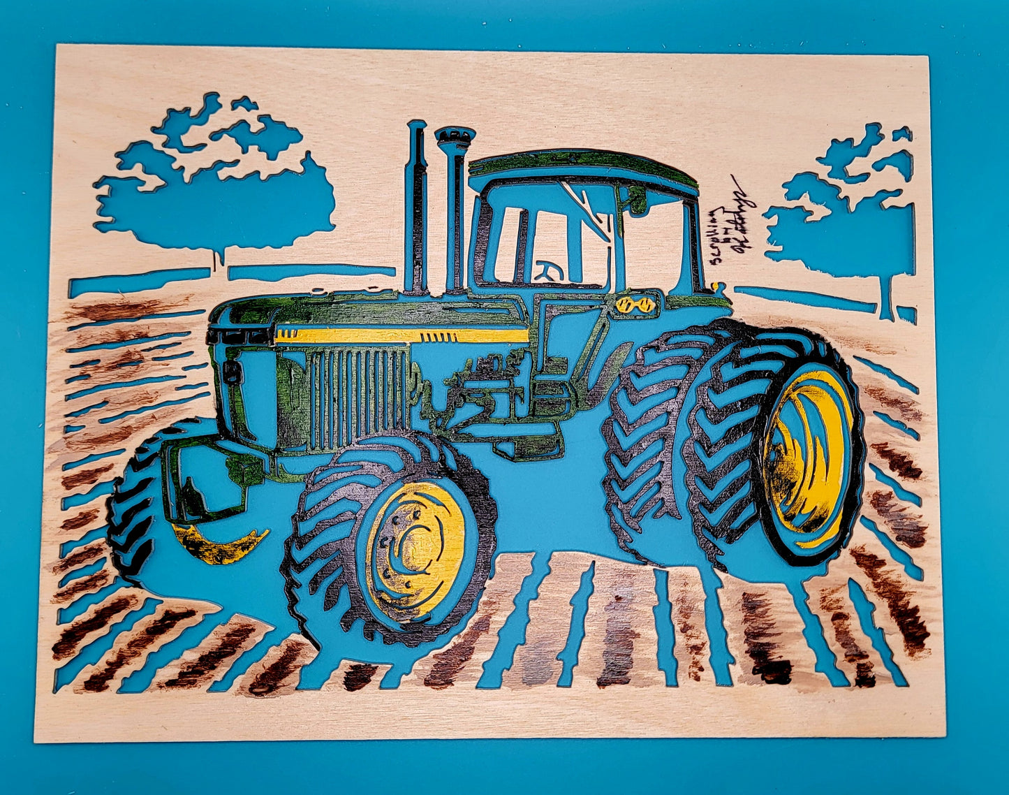 Fretwork Tractor