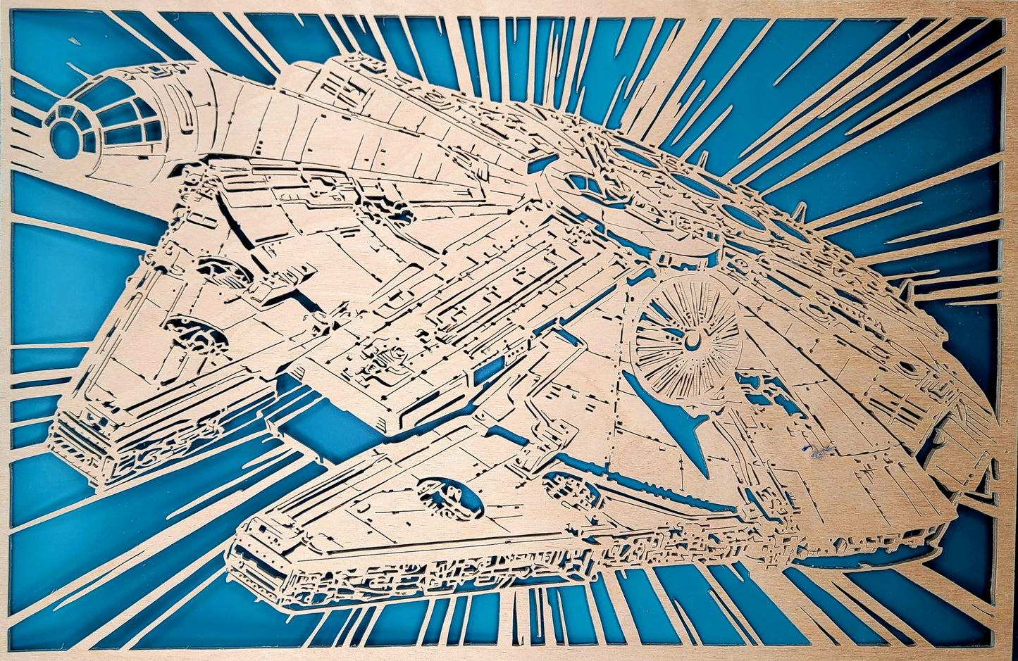 Fretwork Millennium Falcon