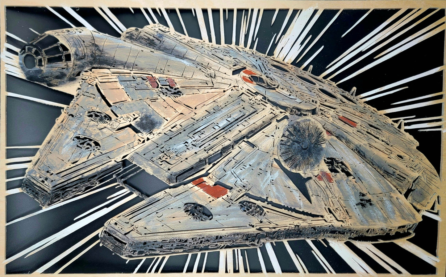 Fretwork Millennium Falcon